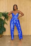 Casual Print Sling Tassel Pants Two Piece Set AIL-247