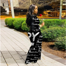 Halloween Fashion Print Slim Maxi Dress LUO-6610