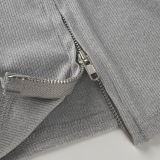 Casual Solid Zipper Sports Home Two Piece Shorts Set MZ-2803