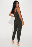 Solid Color Sling Loose Two Piece Shorts Set YD-8754