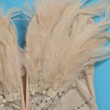 Sexy Feather Hot Diamond Beaded Dress NY-2737