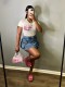 Casual Denim Slim Mini Skirt LX-3549