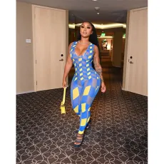 Casual Print Sleeveless Sport Jumpsuit LUO-6688