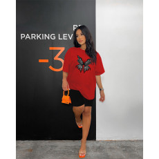 Short Sleeve Print Casual Two Piece Set HGL-9009035