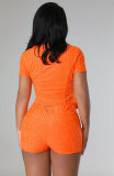Fashion Casual Short Two Piece Set XHXF-8668