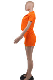 Fashion Casual Short Two Piece Set XHXF-8668