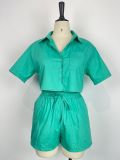 Short Sleeve Shirt And Shorts Two Piece Set GWDS-230522