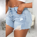 Fashion Slim Denim Shorts HSF-2698