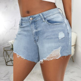 Fashion Slim Denim Shorts HSF-2698