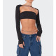 Solid Backless Tube Tos Bandage Two Piece Tops ASL-6680
