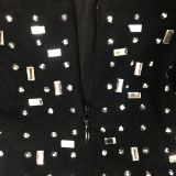 Sexy Mesh Hot Diamonds Sling Jumpsuit BY-6556