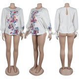 Fashion Print Long Sleeve Pullover FSXF-F541
