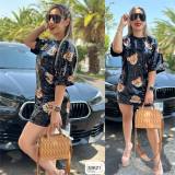 Fashion Sequin Print Loose Mini Dress GYSF-0035