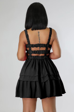 Backless Fashion Sexy Solid Dress GYLY-9781