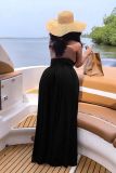 Sexy Hollow Backless Tie Split Maxi Dress GYLY-10177