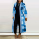 Fashion Print Long Sleeve Long Cardigan XHSY-19611