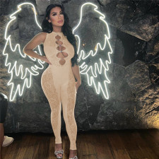 Sexy Hollow Out Tight Jumpsuits XEF- W23Q30955