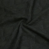 Sexy Lace Tie Up See Through Two Piece Skirts Set ME-8415