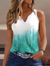 Casual Print Sleeveless Tank Tops SH-390579