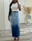 Fashion Slit Tassel Denim Long Skirt LSD-1386