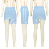 Sexy Irregular Knits Mini Skirts ASL-6675