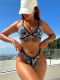 Sexy Bandage Bikinis Backless 2 Piece Set CASF-6602