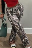 Casual Print High Waist Loose Pants GSMJ-S6917