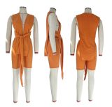 Sexy Bandage Tops And Shorts Two Piece Set MOF-8928
