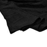 Off Shoulder Deep V Backless Fishtail Dress BY-6587