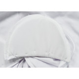 Solid Deep V Neck Feather Patchwork Romper BY-6592