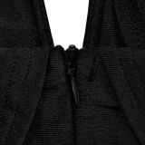 Off Shoulder Deep V Backless Fishtail Dress BY-6587