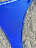 Sexy Bandage Solid Color Bikinis Set CASF-6600