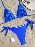 Sexy Bandage Solid Color Bikinis Set CASF-6600