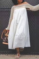 Sweater Shawl And Sling Dress Two-piece Set QYXZ-9137