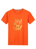 Plus Size Letter Print O Neck T Shirt SXF-30701