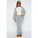 Casual Solid Color Slim Flare Pants ASL-6686