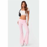 Casual Solid Color Slim Flare Pants ASL-6686