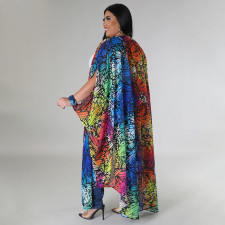 Chiffon Print Fashion Shawl Cardigan NNWF-7882