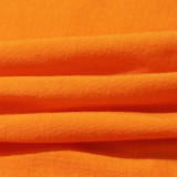 Solid Color Short Sleeve Irregular Dress HNIF-TK001