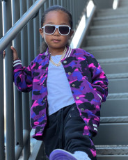 Kids Boy Camouflage Print Jacket Coat GYMF-114