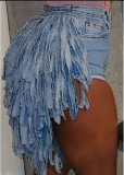 Fashion Tassel Denim Shorts QYXZ-9139