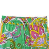 Fashion Print Short Sleeve Shirt Long Pants Two Piece Set BY-C6618