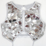 Sexy Hollow Out Tie Up Mini Dress CYA-900709