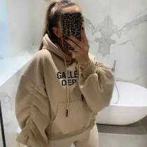 Letter Print Long Sleeve Hooded Sweatshirts XMF-311