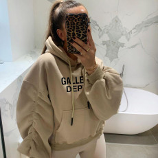 Letter Print Long Sleeve Hooded Sweatshirts XMF-311