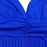 Plus Size Backless Sexy Strappy Gradient Maxi Dress GATE-D403