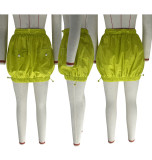 Solid Color Pocket Casual Skirts MOF-8929