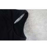 Solid Long Sleeve Coat+U Neck Vest+Pencil Pants 3 Piece Set YF-10584