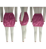 Solid Color Pocket Casual Skirts MOF-8929