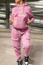 Casual Long Sleeve Hooded Sweatshirts Two Piece Pants Set WAF-7515329